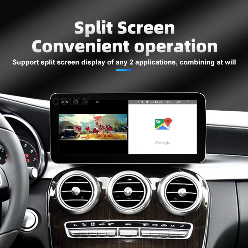 Central multimidia 12.3 " para Mercedes Classe A CLA GLA W176 C117 X156 WIFI SIM 8 Core 1920*720 Carplay GPS Navi Stereo