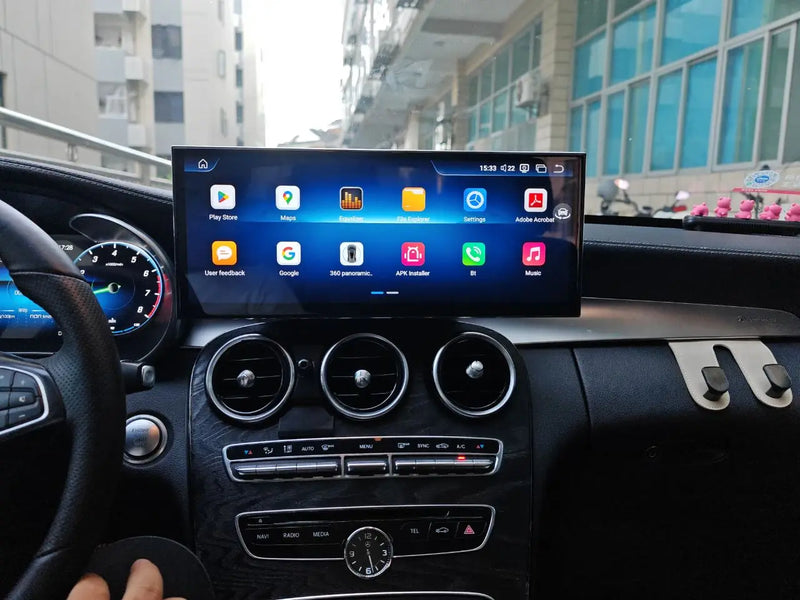 Painel de instrumentos digital TFT para Mercedes Benz C GLC W205 2015-2019