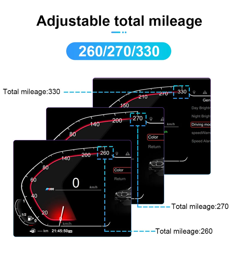 Painel de instrumentos Digital TFT 12.3 para BMW F30 F31 GT-F34 F32 F33 F36
