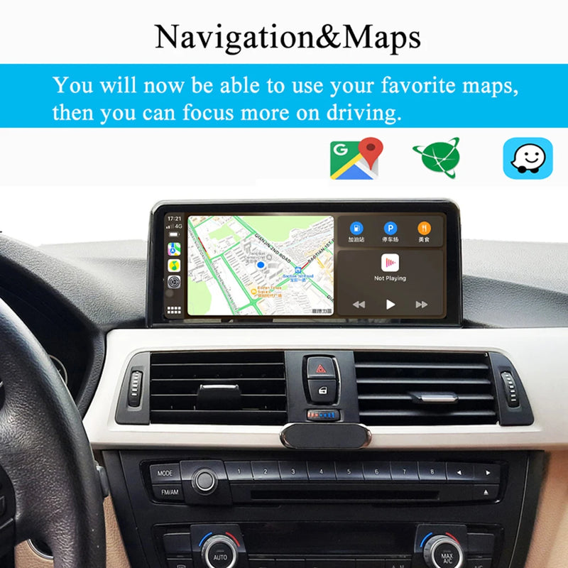 Central Multimedia Wireless Carplay para BMW series 1 2 3 4