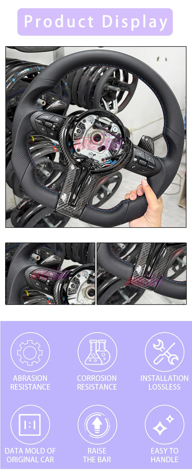 Volante BMW M Performance Carbon Fiber (REAL)