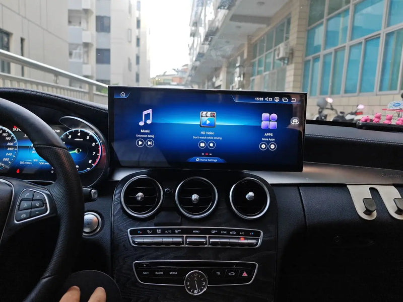 Painel de instrumentos digital TFT para Mercedes Benz C GLC W205 2015-2019