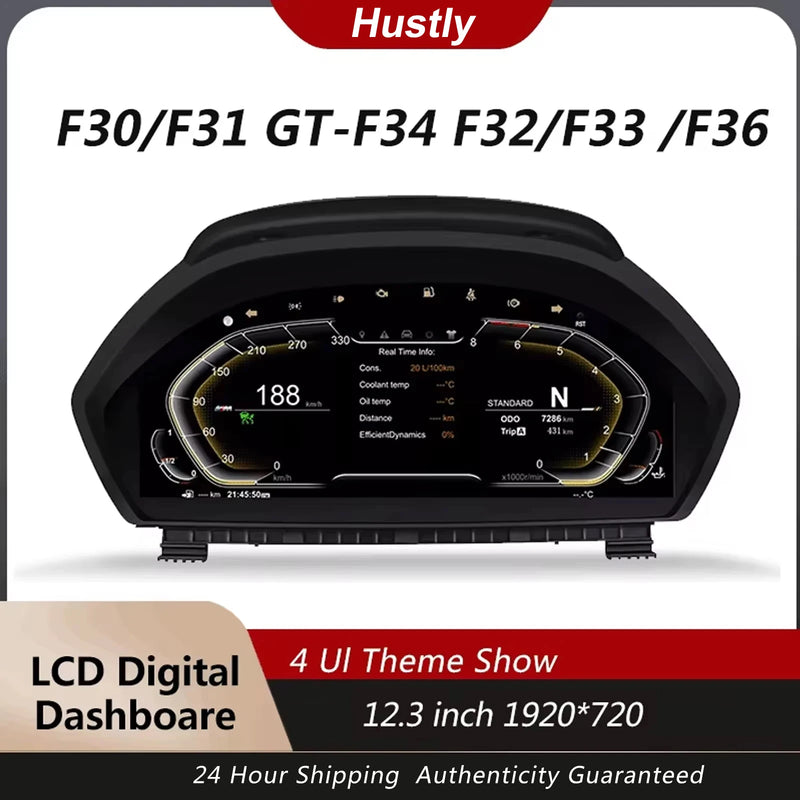 Painel de instrumentos Digital TFT 12.3 para BMW F30 F31 GT-F34 F32 F33 F36