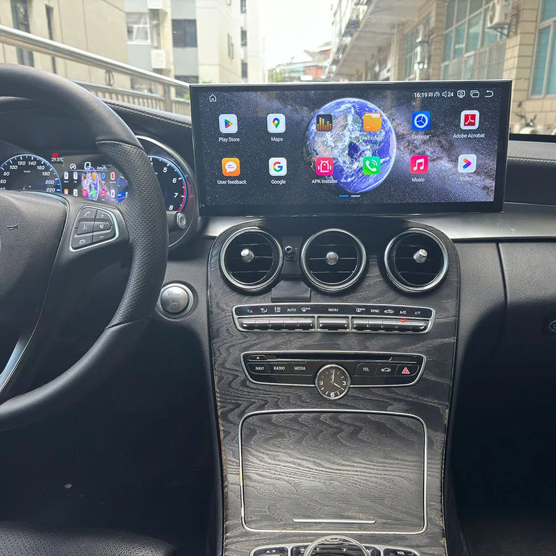 Painel de instrumentos digital TFT para Mercedes Benz C GLC W205 2015-2019
