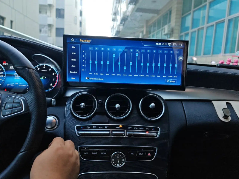Painel de instrumentos digital TFT para Mercedes Benz C GLC W205 2015-2019