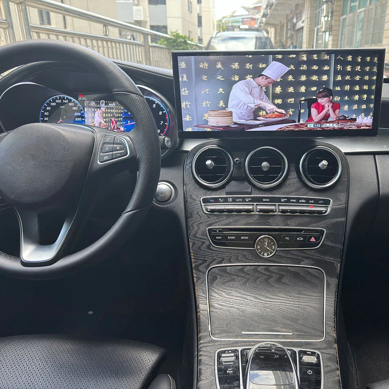 Painel de instrumentos digital TFT para Mercedes Benz C GLC W205 2015-2019
